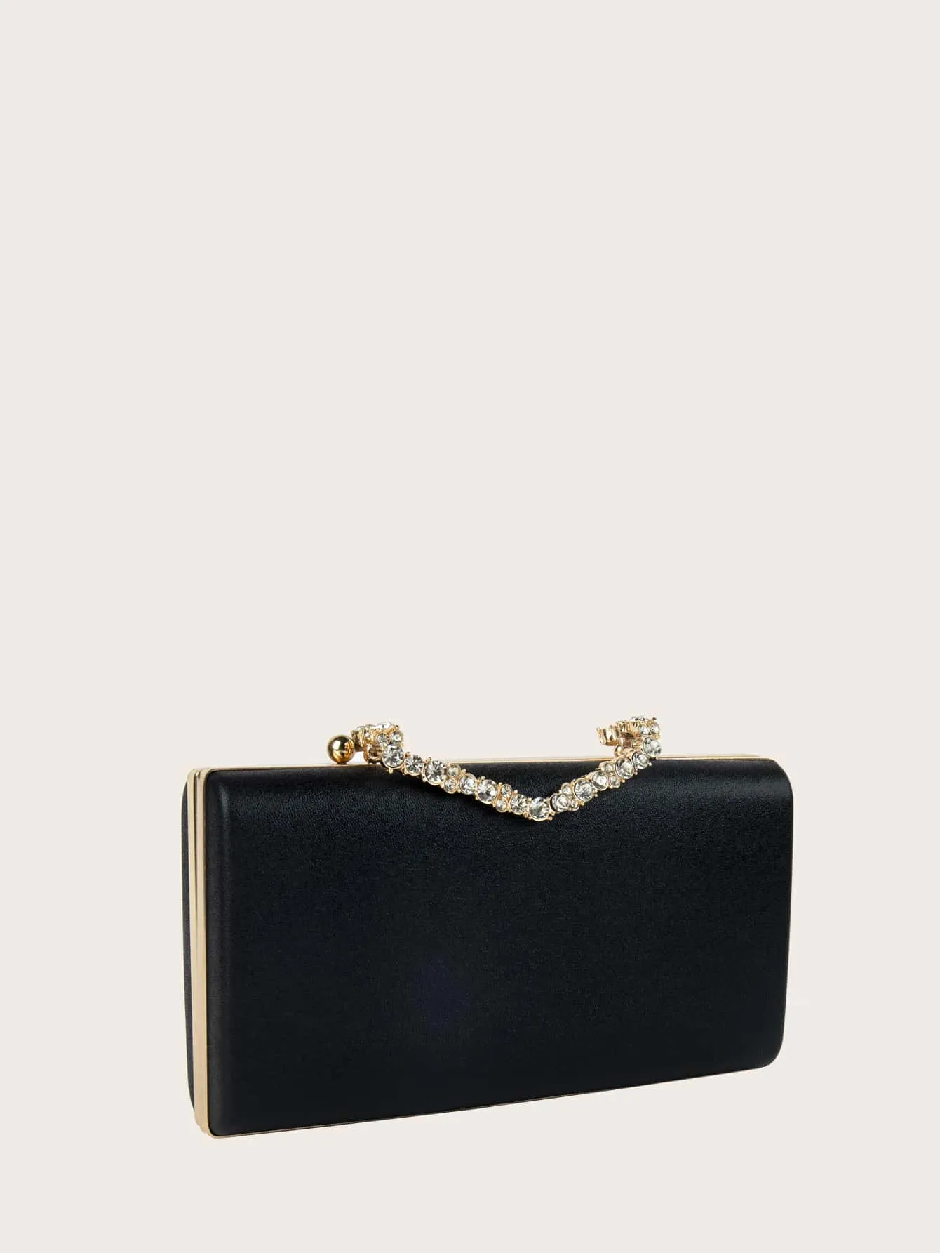 Rhinestone Decor Chain Bag