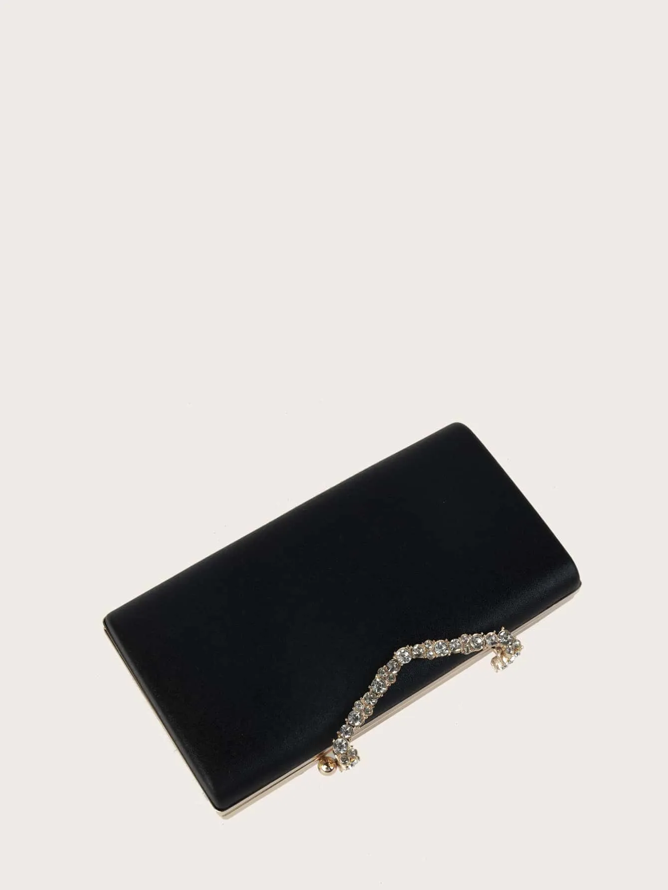 Rhinestone Decor Chain Bag